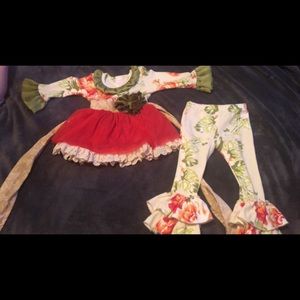 RicRac & Ruffles Gigglemoon Christmas Outfit